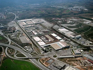 Photo d'une l'usine de voiture Seat Cupra Martorell en Espagne