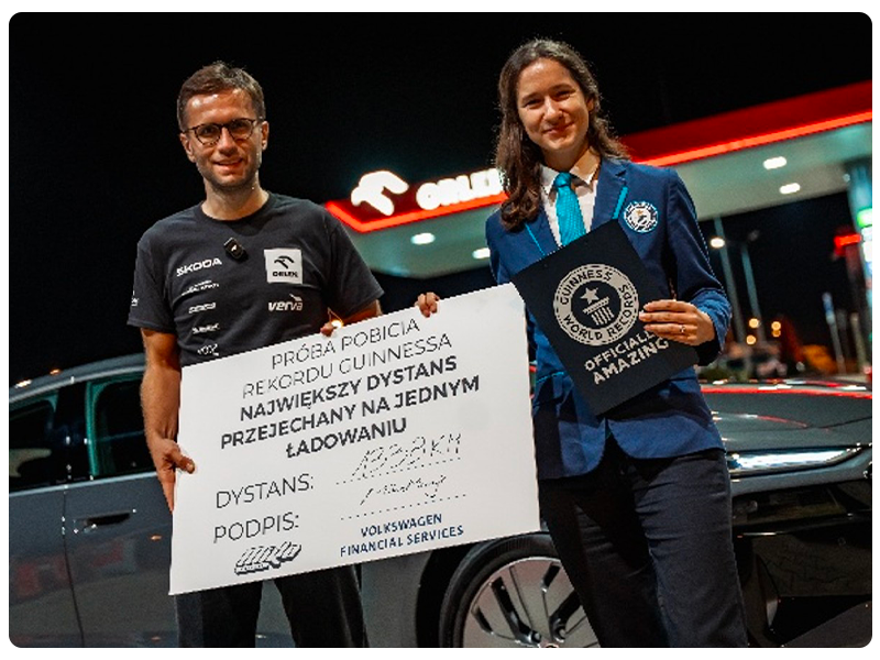 Photo du certificat de record